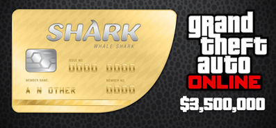 Купить на steambuy Купить Whale Shark: GTA$3,500,000