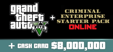Купить на steambuy Купить Grand Theft Auto V + 8,000,000 $