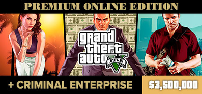 Купить на steambuy Купить Grand Theft Auto V + Premium + Online + $3,500,000